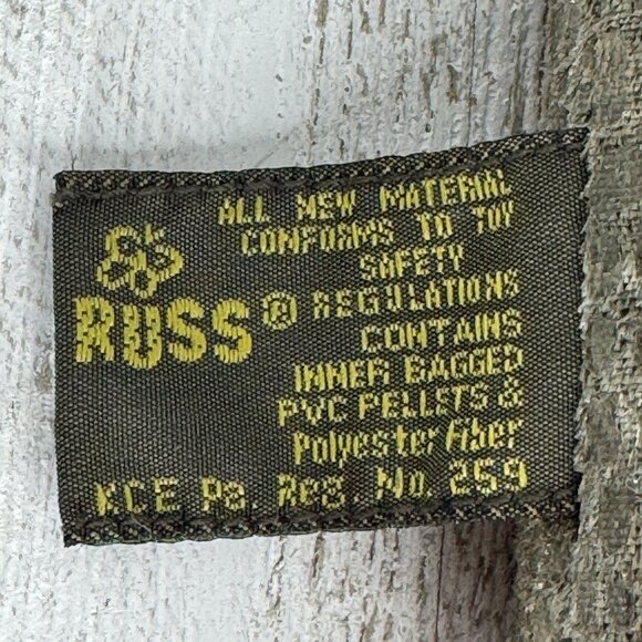 Russ ZONIES Earth Zone Beanie DIMITRI DIMETRODON Dinosaur Vintage Toy Plush 17" - Picture 10 of 10